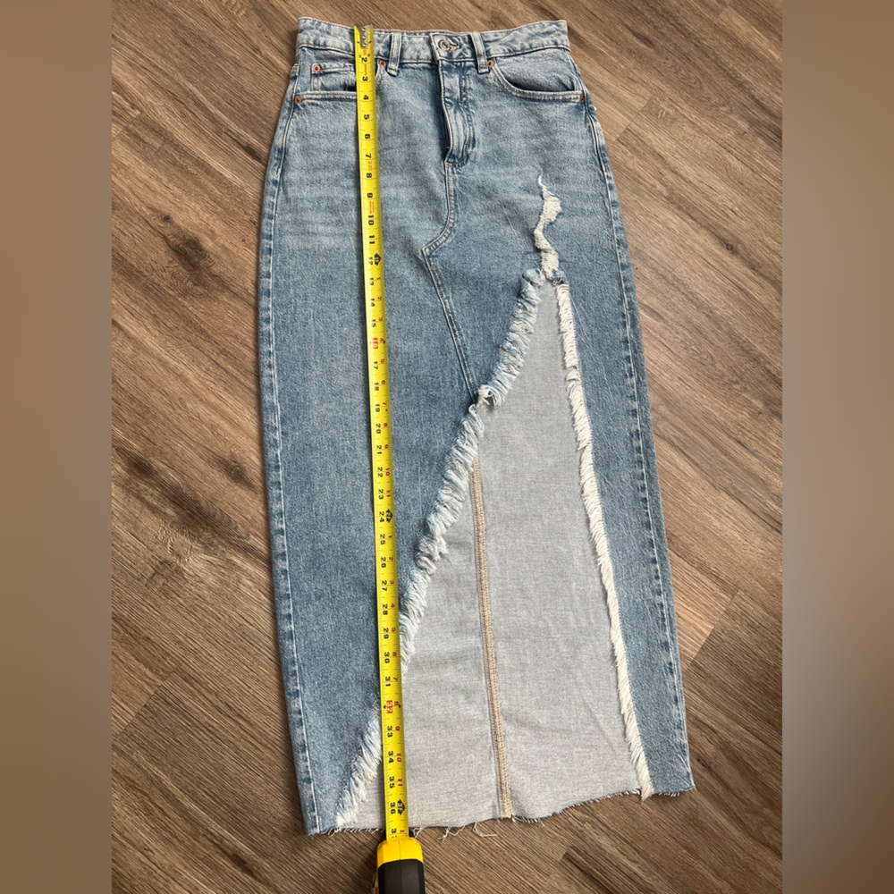 Forever 21 Blue Denim skirt - Picture 5 of 8